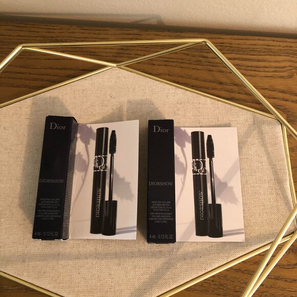Dior Travel Size Mascara Duo/Drawstring Bag NEW - Picture 2 of 3